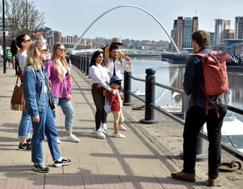 Visitors enjoy a guided tour on the quayside escape the everyday visit britain 51498740032 o
